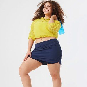 LARGE OUTDOOR VOICES NAVY *THE EXERCISE 3" SKORT*